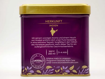 Darjeeling Tee Twinings 100 gramm Dose